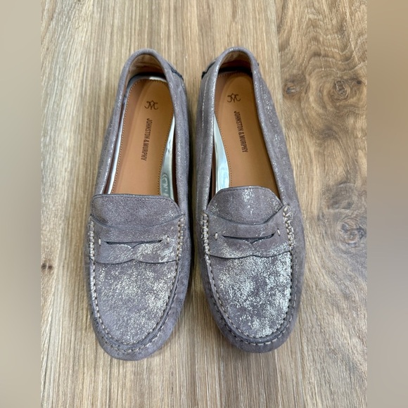 Johnston & Murphy 78-14482 Maggie Penny Pewter Metalic Size 8.5 M NWOB - Picture 5 of 7